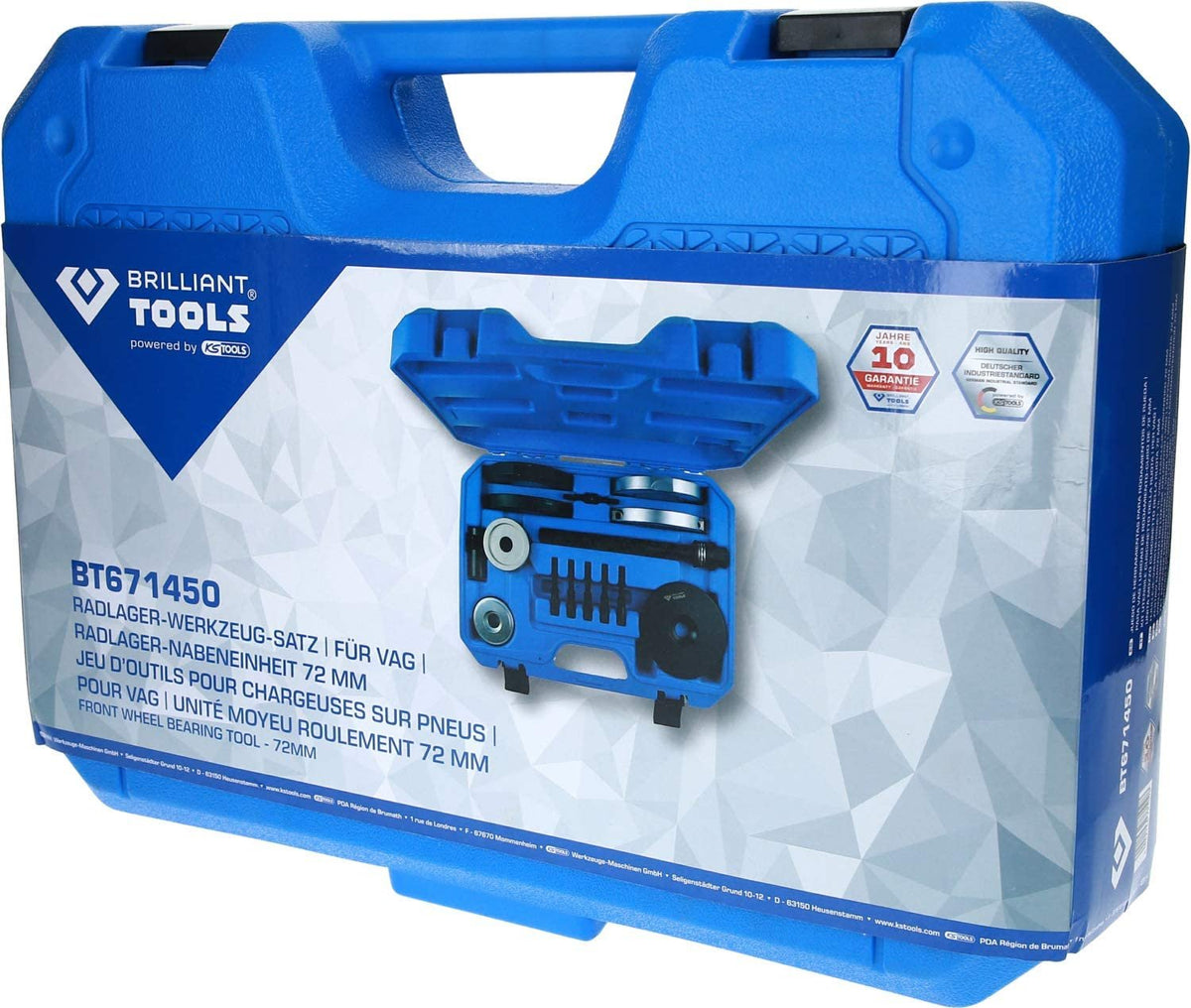 Brilliant Tools Radlager-Herramienta-Juego Para Vag Radlager-Nabeneinheit