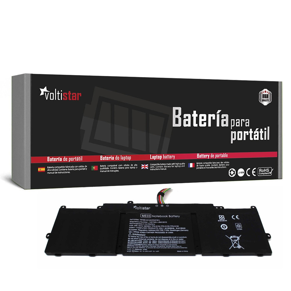 Batería Para Portátil Hp Stream 13-C 13-C010nr 787521-005 M03xl