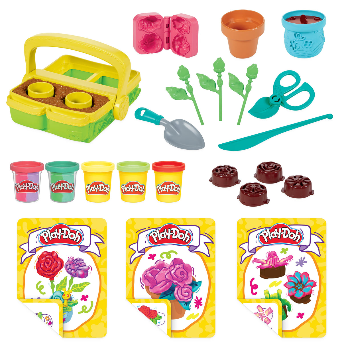 Juego Hasbro Play Doh Blooming Flowers