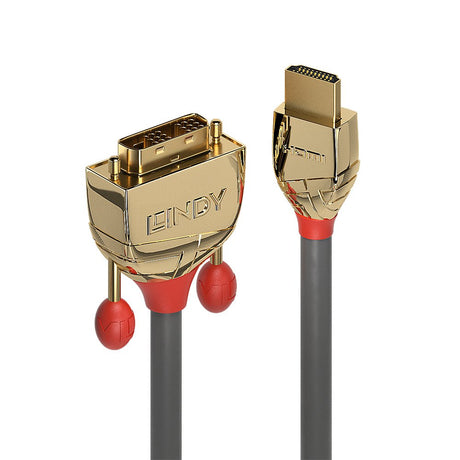 EAN 4002888361934 - Lindy 36193 adaptador de cable de vídeo 0,5 m HDMI tipo A (Estándar) DVI-D Gris imagen 1
