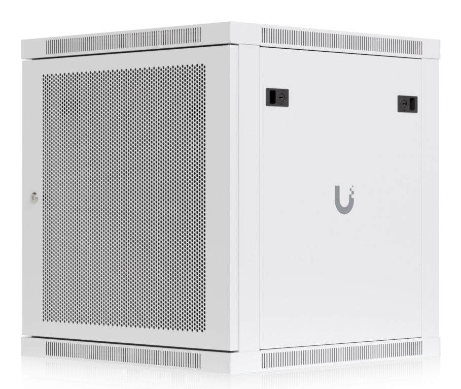 Fully Assembled Wall-Mount Rack With Built-In Fans And Uacc-Rack-12u-Wall-600-P