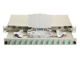 Equip Lwl-Spleisskamen 12-Port Lc-Duplex Om3 1u Komplett Gr
