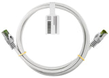 Cable Rj45 Cat 8.1 S/Ftp, Awg  26, Blanco 20 Mts