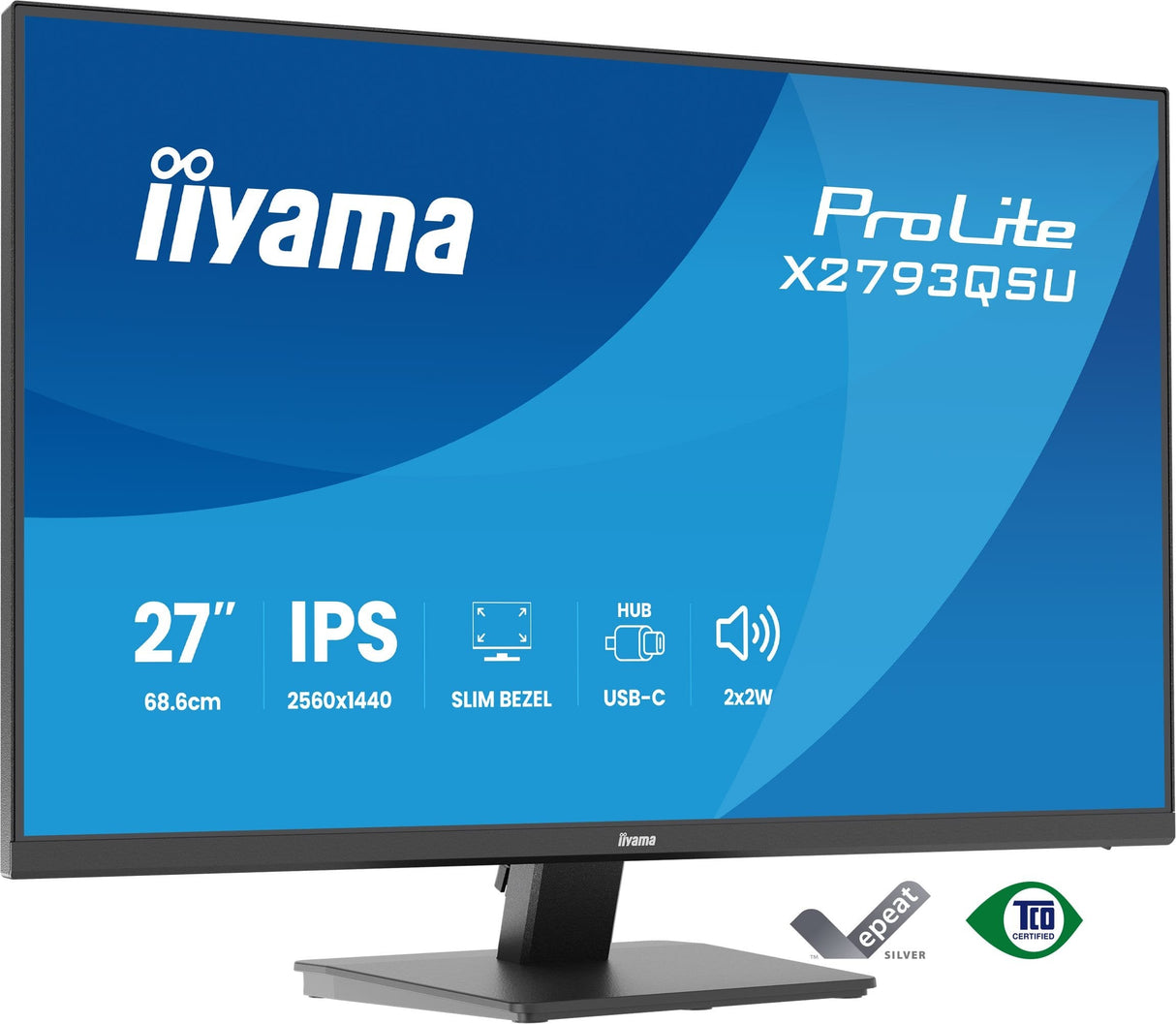 Monitor Iiyama  27" X2793qsu-B1 16:9 Hdmi+Dp+2xusb Ips
