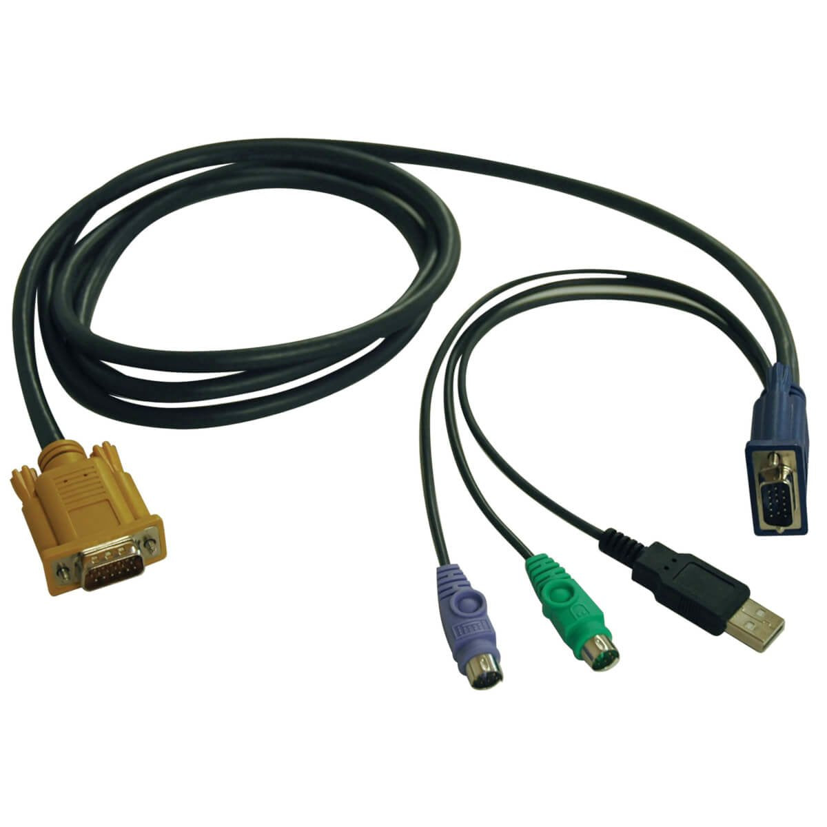 Eaton Tripplite Usb/Ps2 Combo Cable For Netdirector Kvm Switches B020-U08/U16 And Kvm B022-U16 6 Ft. 1.83m