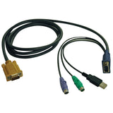 Eaton Tripplite Usb/Ps2 Combo Cable For Netdirector Kvm Switches B020-U08/U16 And Kvm B022-U16 6 Ft. 1.83m