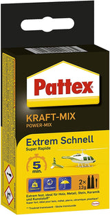 Adhesivo De Dos Componentes Pattex Kraft-Mix, 2 Piezas × 12 G