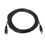 Aisens Cable Audio Estereo - Jack 3.5/M-Jack 3.5/H - 3m - Negro