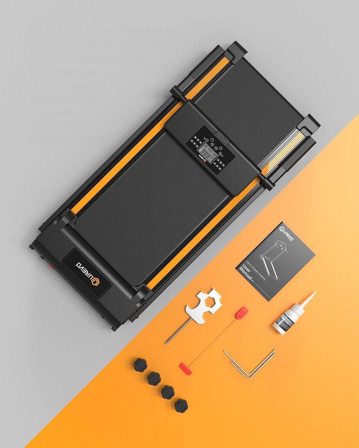 EAN 6975165000421 - Urevo Foldi Mini black cinta de correr 1002 x 410 mm 10 kmh imagen 10