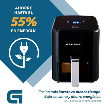 EAN 8426156017761 - Grunkel BLACKEASYFRYER freidora Sencillo 4 L Independiente 1200 W Freidora de aire caliente Negro imagen 4