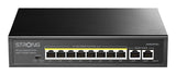 EAN 9120072379062 - Strong SW8010POE+ switch Gigabit Ethernet (10/100/1000) Energía sobre Ethernet (PoE) Escritorio Negro imagen 1