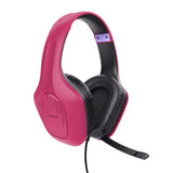 Auriculares  Trust Gxt 790 Alámbrico  Juego Negro, Rosa