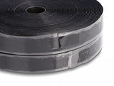 Strapazierfähiges Klettband Selbstklebend Mit Haft- Und Flauschband L 15 M X B 25 Mm Schwarz