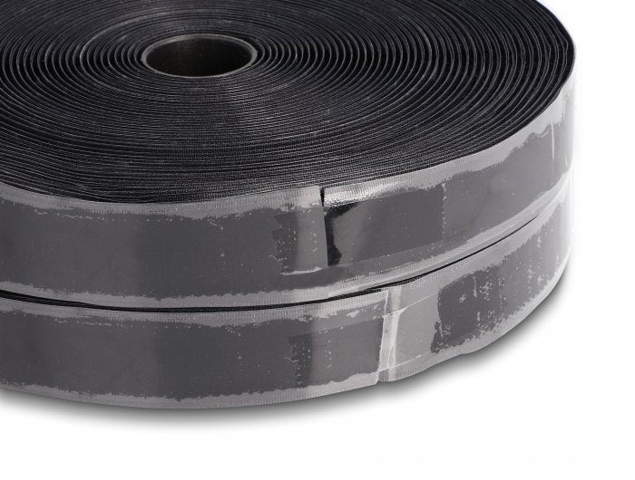 Delock 20859 Cinta De Gancho Y Bucle De Alta Resistencia Autoadhesiva La 25 M X An 25 Mm Negra