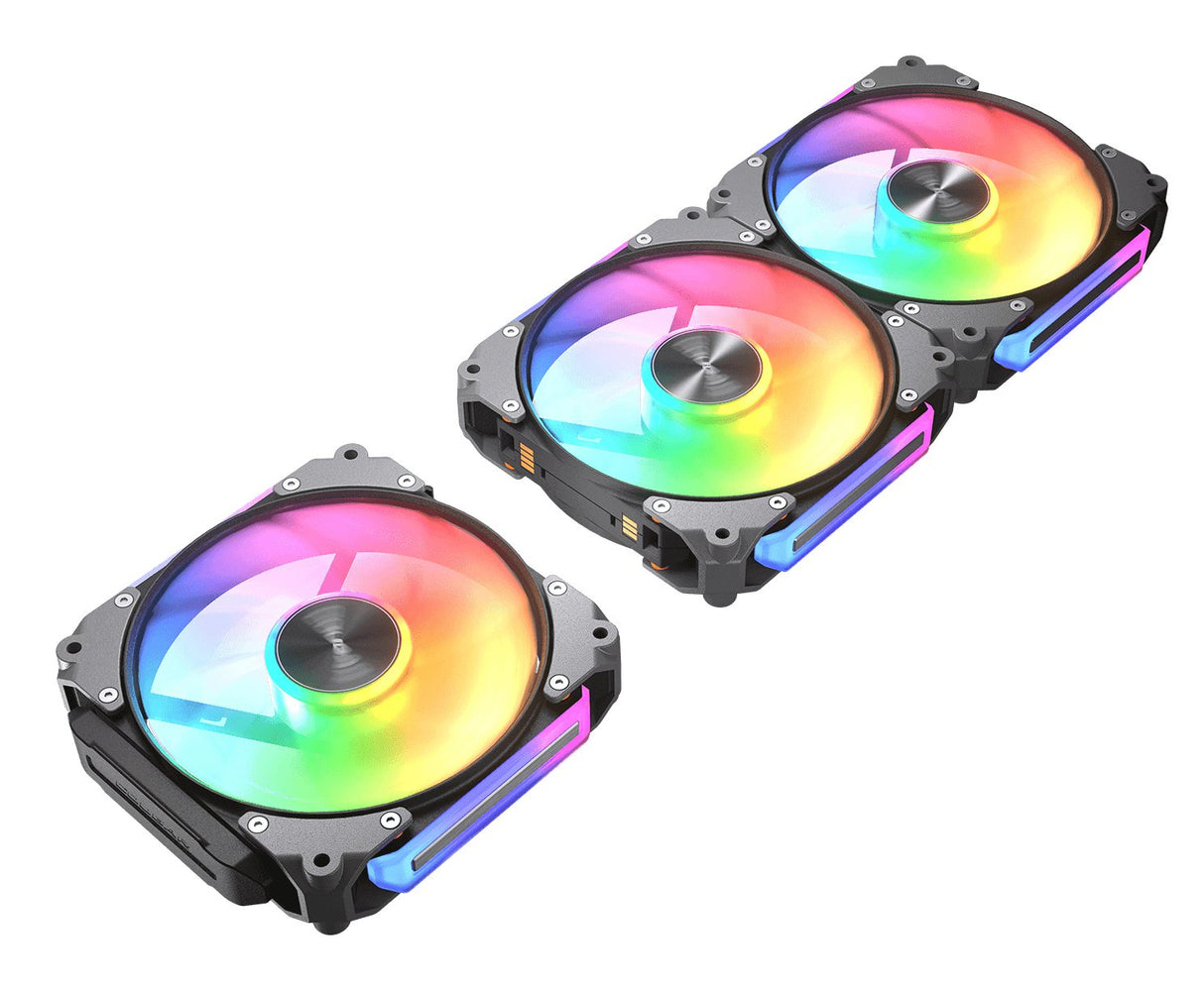 Ventilador Pc Cougar  Apolar120argb,Reverse Blade,Negro3er