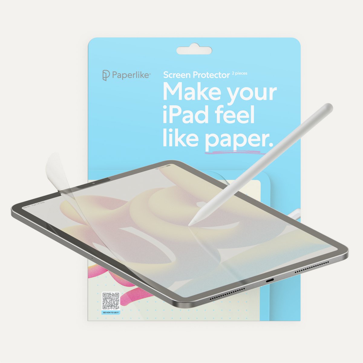 EAN 4260470090475 - Paperlike iPad Pro Screen Protector 13'' Protector de pantalla emulando al papel Apple 2 pieza(s) imagen 1