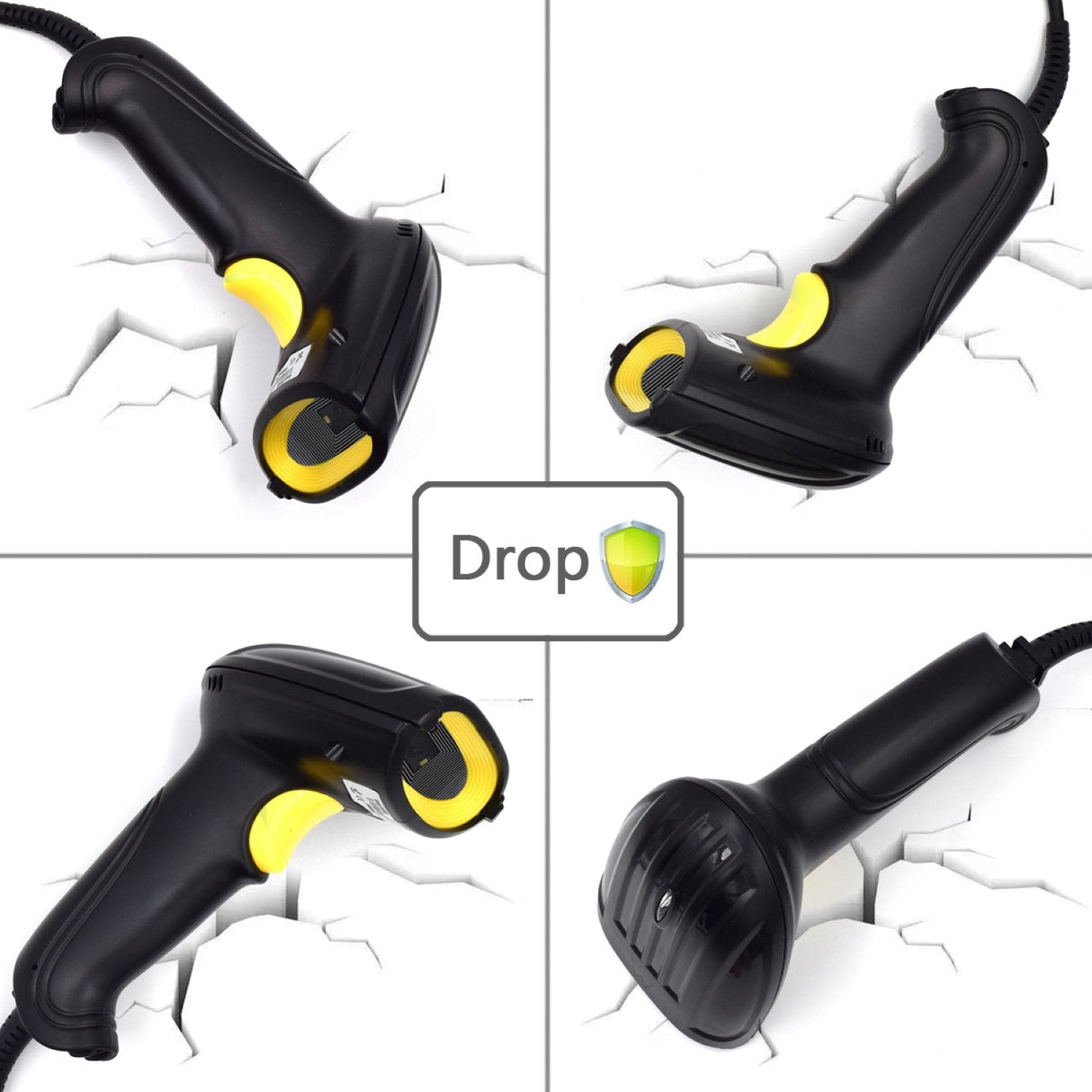 EAN 8054392618314 - Ewent EW3410 lector de código de barras Lector de códigos de barras portátil 1D/2D LED Negro imagen 7