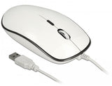 Raton Delock 4 Botones Usb-A/C Blanco