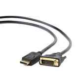 EAN 8716309078955 - Gembird CC-DPM-DVIM-3M adaptador de cable de vídeo DisplayPort DVI Negro imagen 2