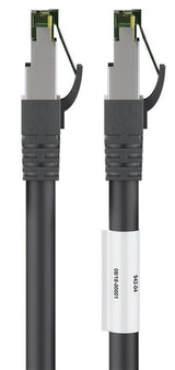 Latiguillo Cat 8.1, S/Ftp (Pimf), 25 M, Negro, Lszh Goobay