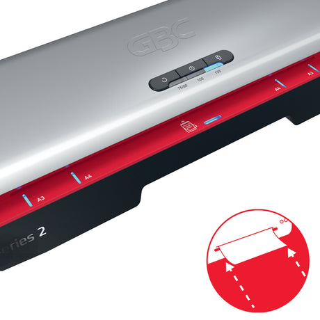 EAN 5028252645577 - GBC 4410071EU laminador Laminadora térmica 500 mm/min Negro, Acero inoxidable imagen 7