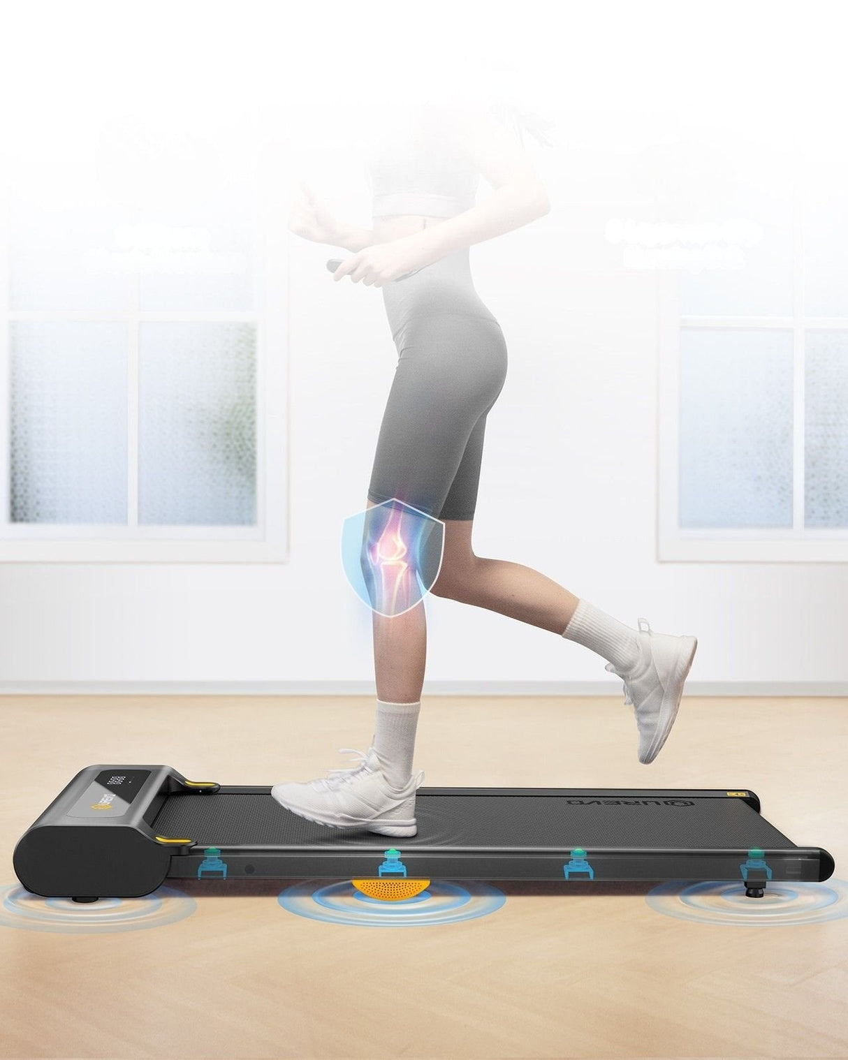 EAN 6975165000445 - Urevo SpaceWalk Lite black cinta de correr 400 x 1024 mm 6 kmh imagen 8