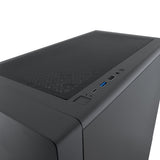 Caja Pc Coolbox Gaming Atx Ga450 Starlight Black Argb Usb-C 1 Vent.