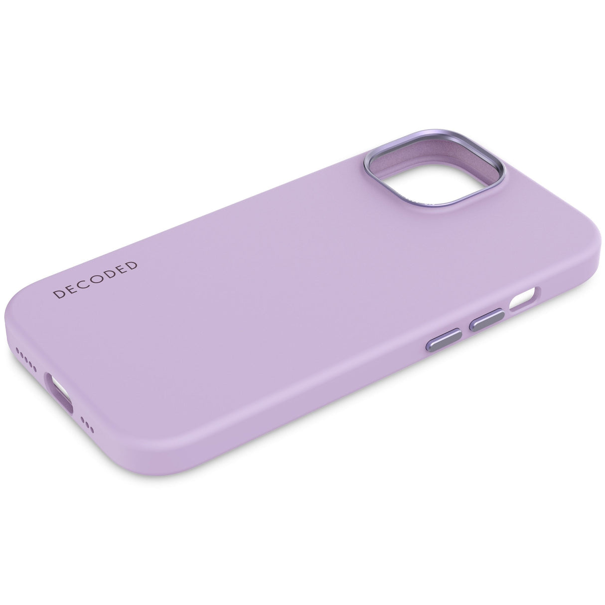 Decoded Antimicrobial Silicone Backcover Ip 15 Plus Lavender