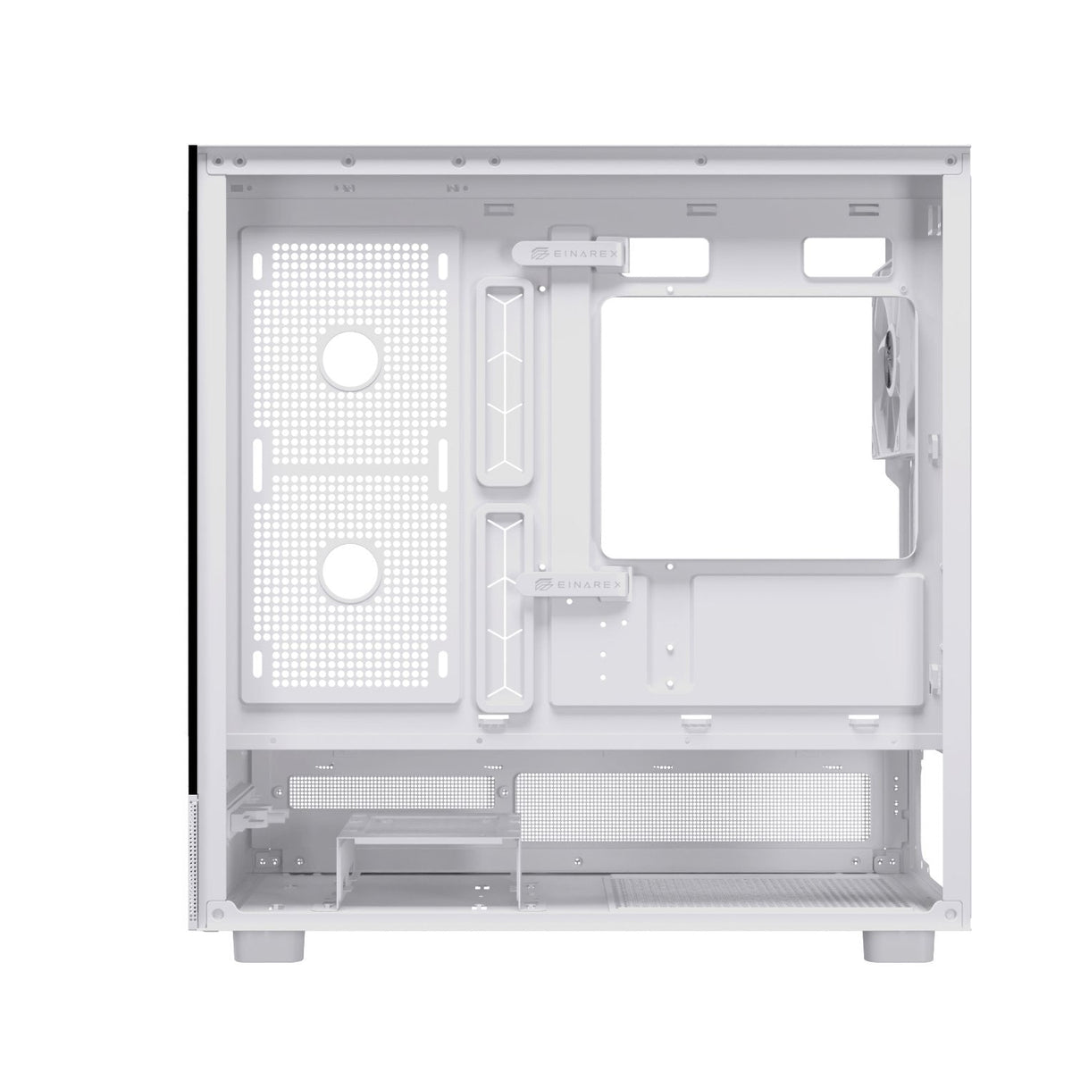Caja Pc Atx Semitorre Einarex S500 Core C-Templado Blanca Excs-Pr-500c-W