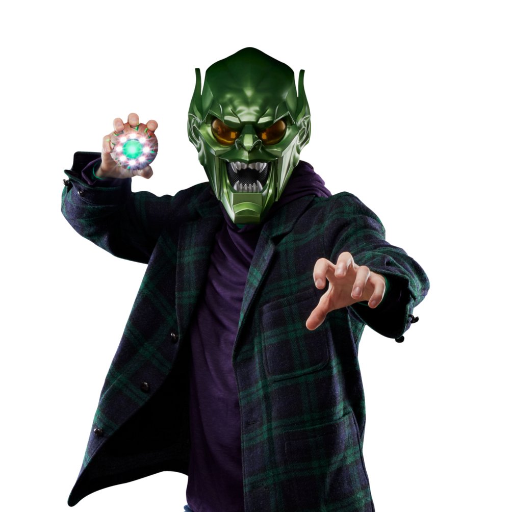Casco Premium Hasbro Marvel Legends Series Spider-Man: No Way Home Green Goblin
