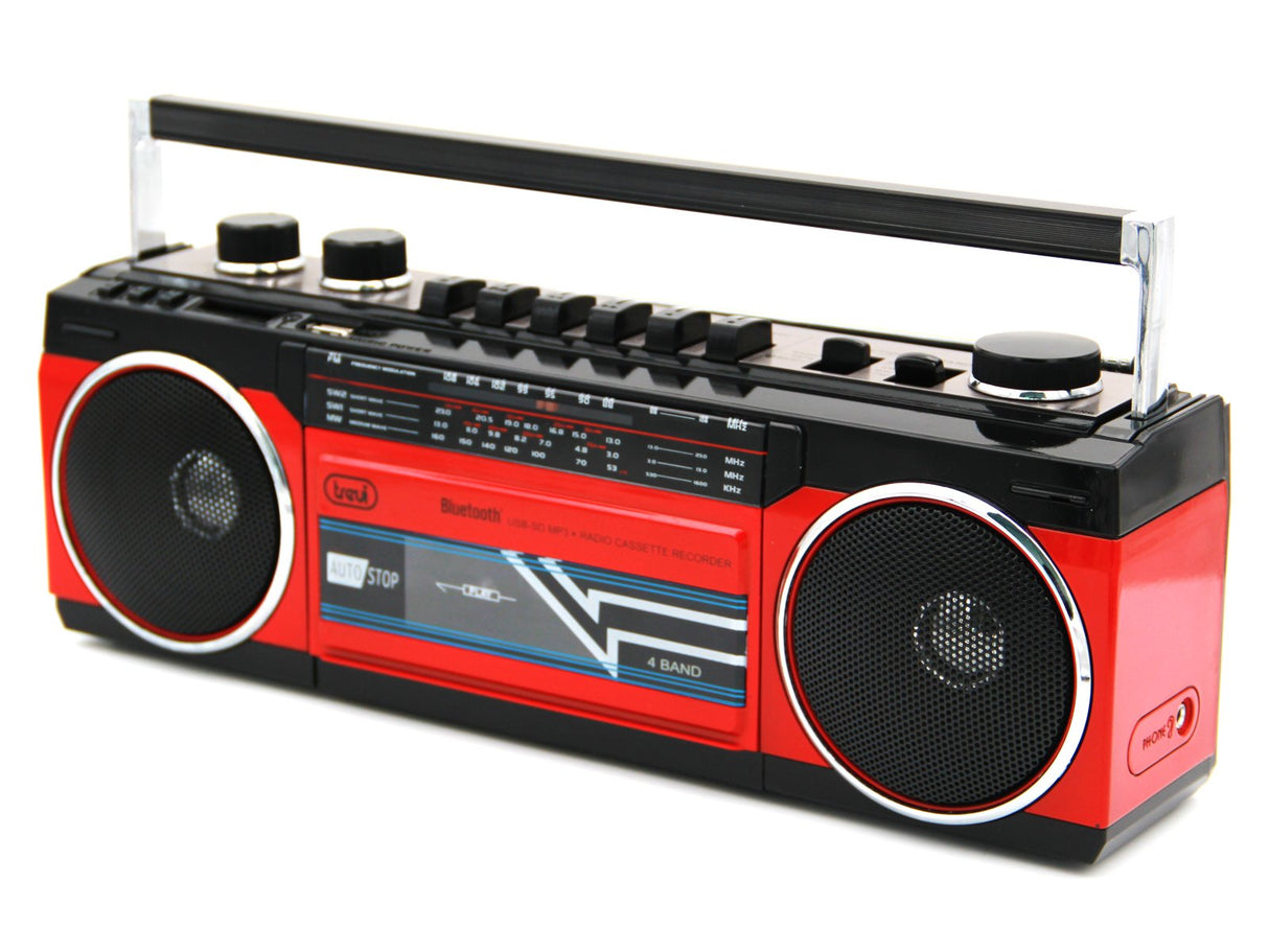 Radio Portátil Rr 501 Bt  Bt+Usb Roja
