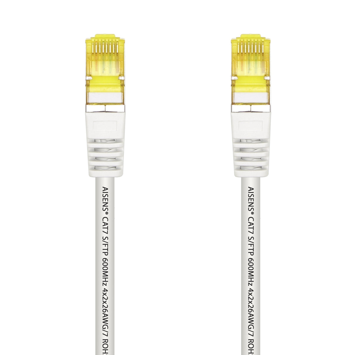 Aisens Cable De Red Rj45 Lszh Cat.7 600 Mhz S/Ftp Pimf Awg26 - 2m - Blanco