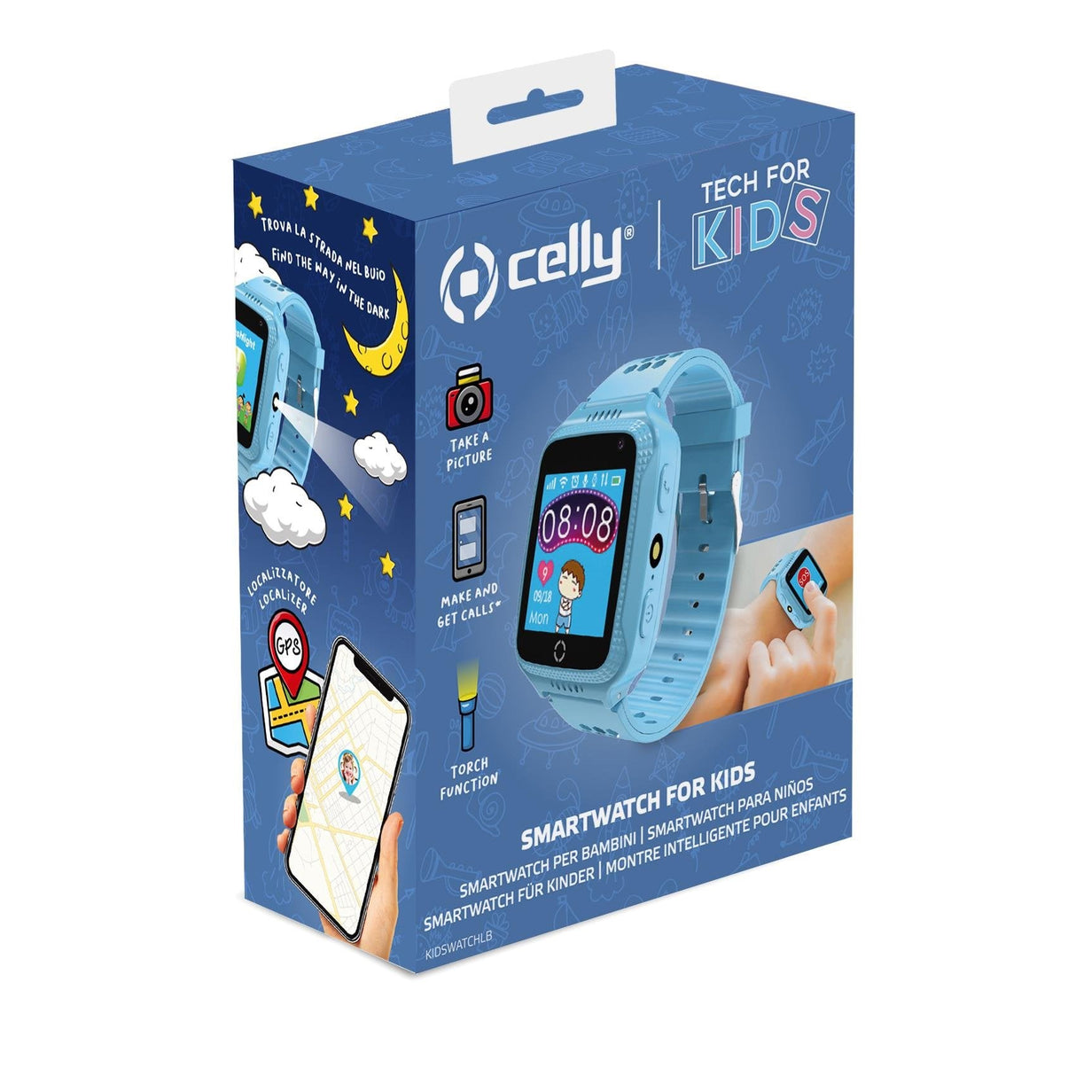 Celly Kidswatch Reloj Multifunción Para Niños