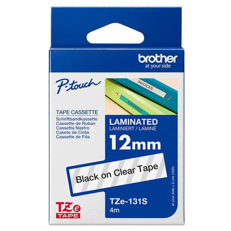 EAN 4977766736619 - Brother TZE131S cinta para impresora de etiquetas Negro sobre transparente TZe imagen 4