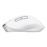 Mouse Trust Wireless Niven Bt/2.4ghz 7 Botones 800-3200dpi Recargable Color Blanco.