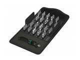 Wera Bit-Safe 61 Universal 1, 1/4", 61 Piezas, Juego De Puntas (Negro/Verde, Incl. Portapuntas, 1/4", En Caja Textil)