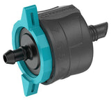 Gardena Micro-Drip-System Gotero Final Regulable 1-8 L/H, Autocompensante (Negro/Turquesa, 5 Piezas, Modelo 2023) 13304-20