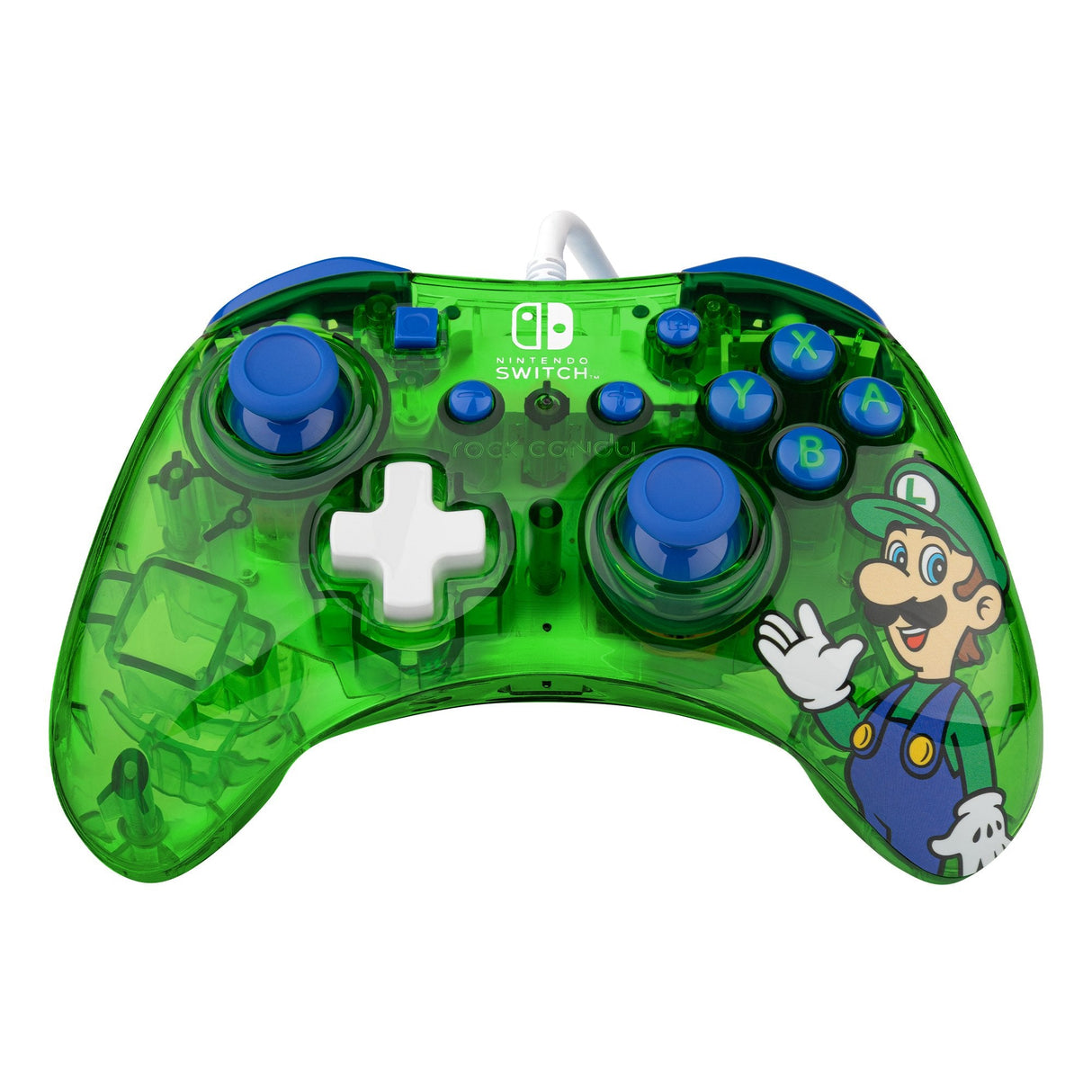 Pdp Controller Rock Candy Luigi Lime Switch