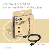 Cable Club3d Displayport 2.1 Dp80 1,6m 10k 8k 4k M M Retail