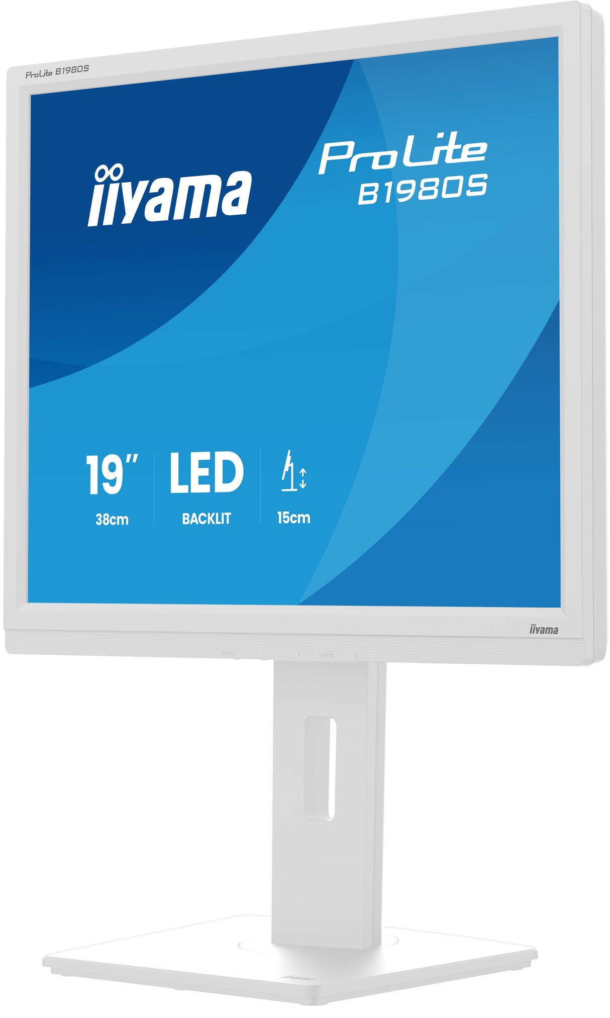 Monitor  Iiyama Prolite B1980s-W1 19" 1280 X 1024 Pixeles Svga Led Blanco