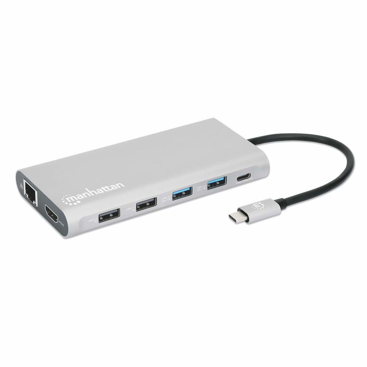 Manhattan 12-In1 Docking 3xhdmi 4xusb Usb-C Dp Rj45