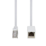 Latiguillo Cat 6a, S/Ftp,  5.00 M, Blanco, Macho-Hembra Cu Lszh