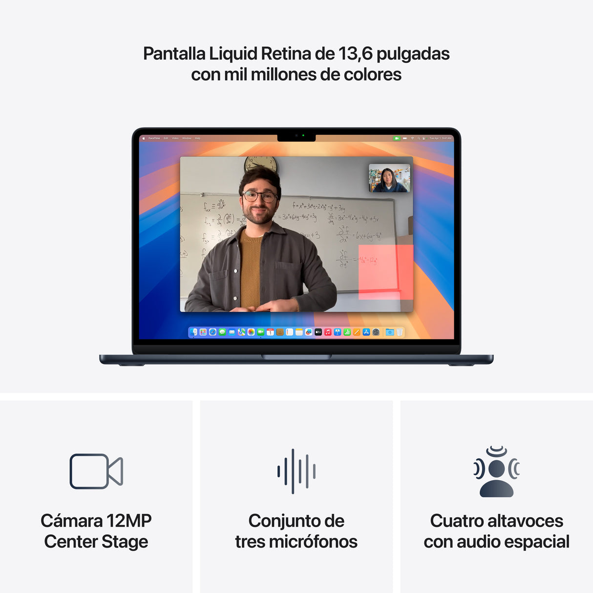 EAN 0195949889943 - Apple MacBook Air Apple M M4 Portátil 34,5 cm (13.6") 24 GB 512 GB SSD Wi-Fi 6E (802.11ax) macOS Sequoia  imagen 5