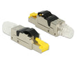 EAN 4043619862856 - DeLOCK 86285 conector RJ45 Negro, Plata, Transparente, Amarillo imagen 1
