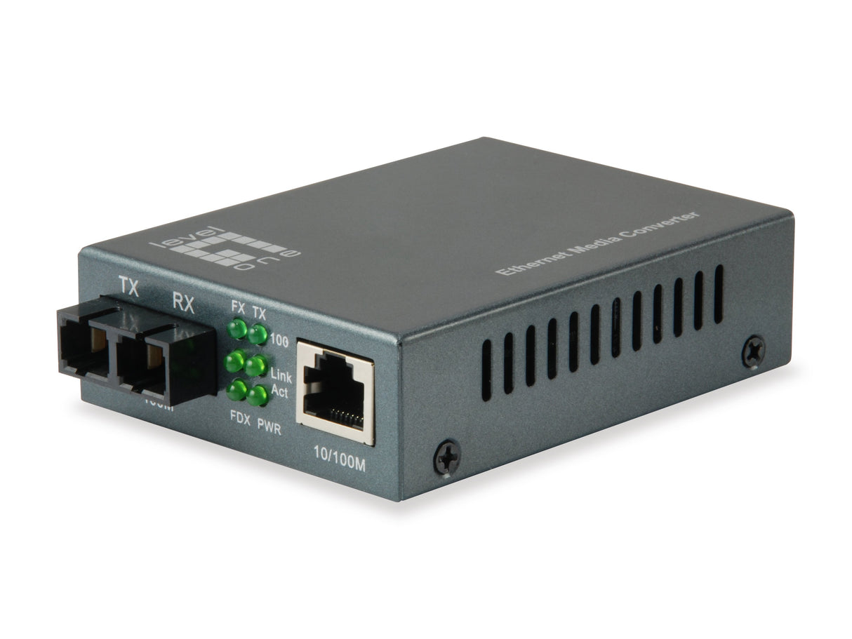 EAN 4015867208052 - LevelOne FVT-1103 convertidor de medio 100 Mbit/s 1310 nm Monomodo Negro imagen 1