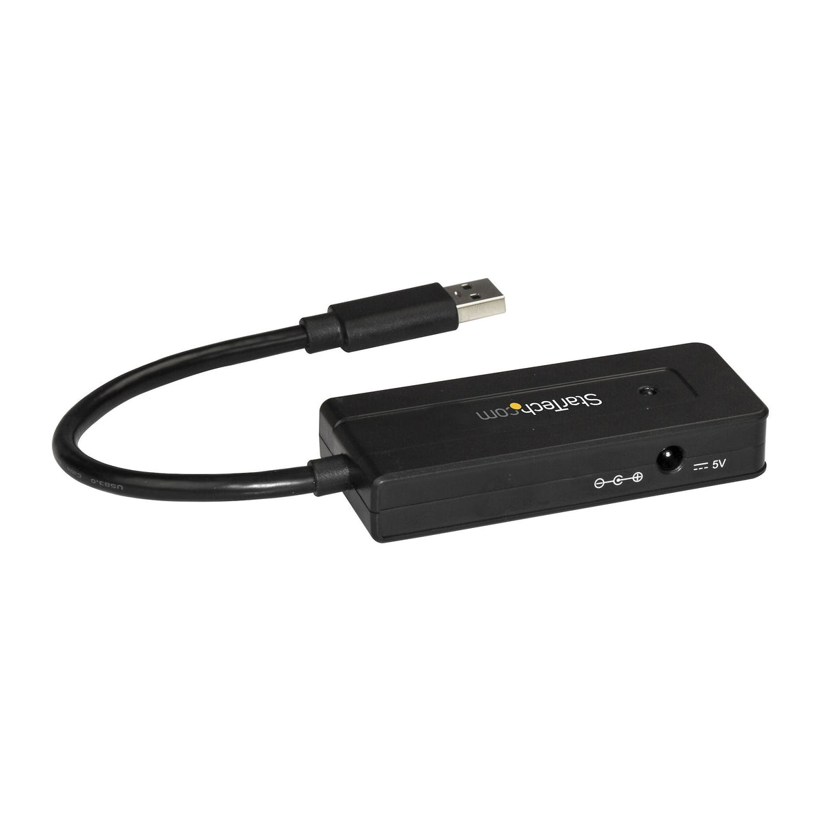 Hub Startech.Com Concentrador Portátil Usb 3.0 Superspeed De 4 Puertos De 5gbps Con Carga Rápida - Ladrón Usb 3.2 Gen 1 Tipo A - Alimentado Por El Bus Usb O Autoalimentado - Negro