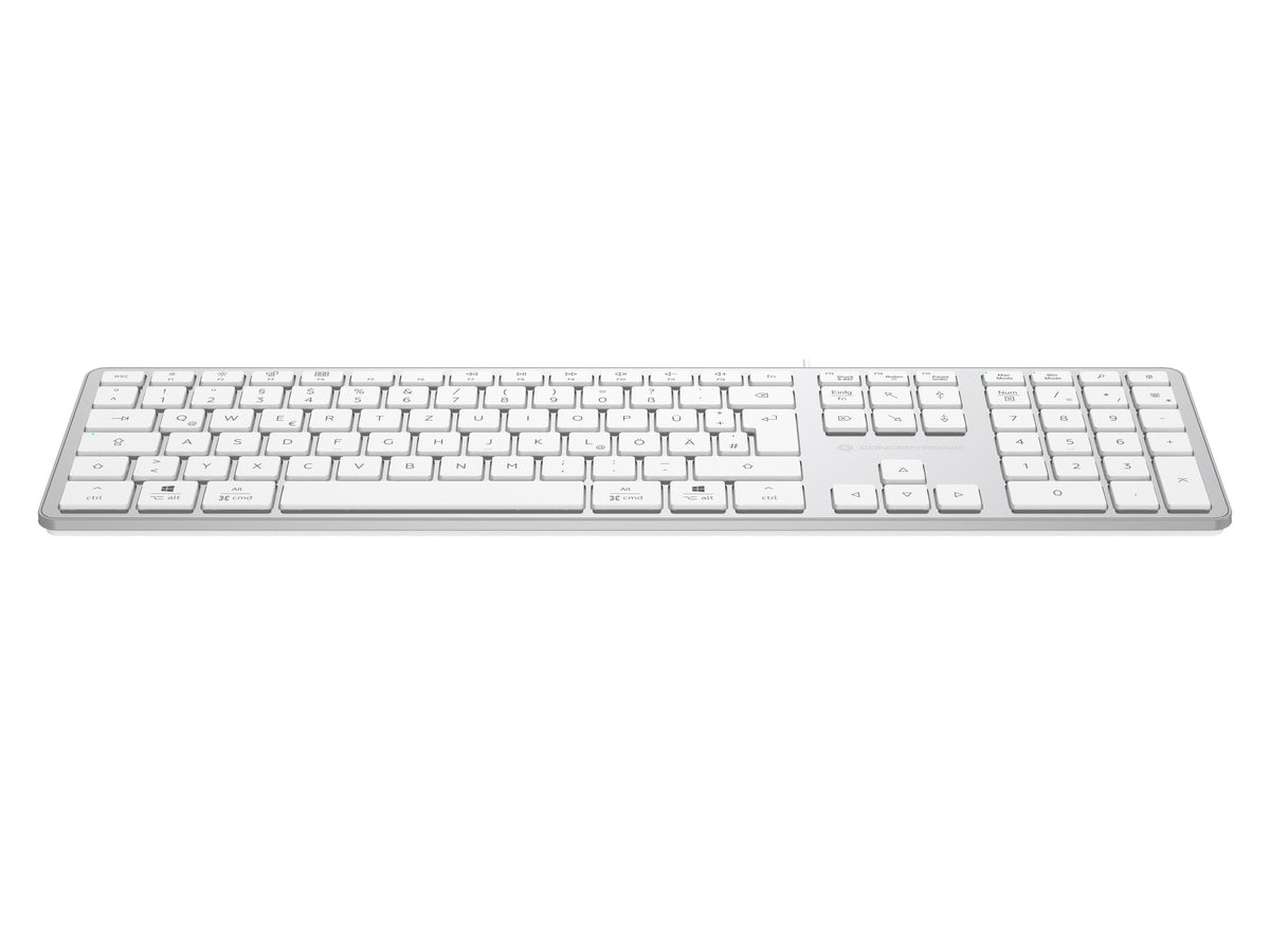 Conceptronic Usb Teclado Slim Usb-A/Usb-C Layout De Ws