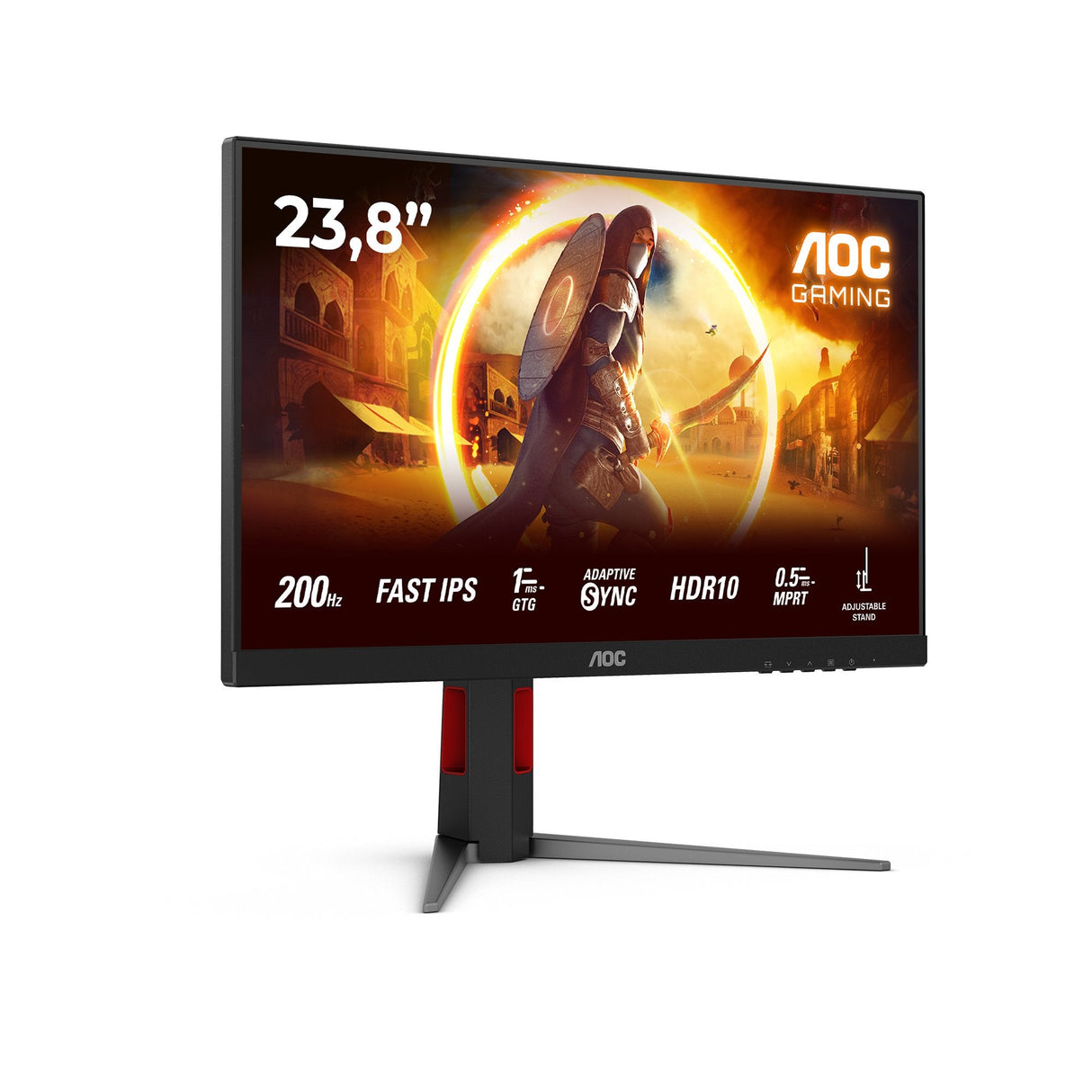 Monitor Aoc G4 24g4ha  23.8" 1920 X 1080 Pixeles Full Hd Led Negro, Rojo