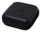 Auricular De Boton Gaming Gxt 406 Pine Multiplataforma Negro Trust Estuche Protector/ Micrófono De Brazo Extraible