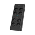 EAN 4895229118331 - Philips SPN7080BA/60 limitador de tensión Negro 8 salidas AC 2 m imagen 1